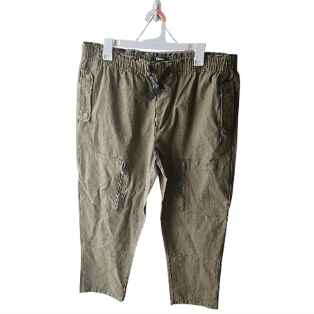 Forever 21 Cargo Olive Green Pants Men's Size XXL Utility Streetwear